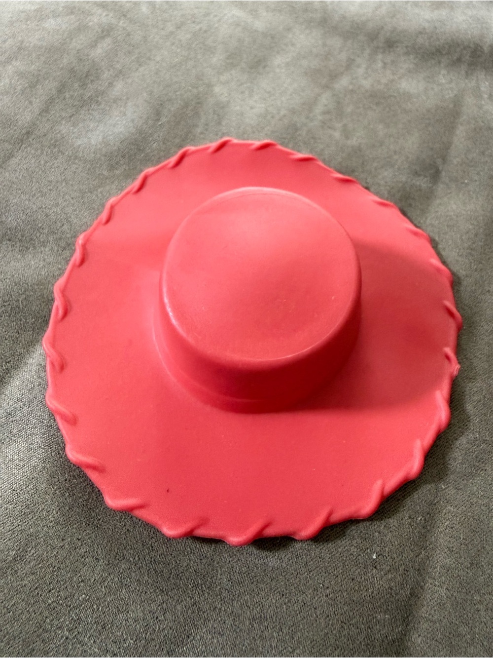 Jessie Toy Story Disney Red Wide-Brim Scalloped Edge DOLL Hat